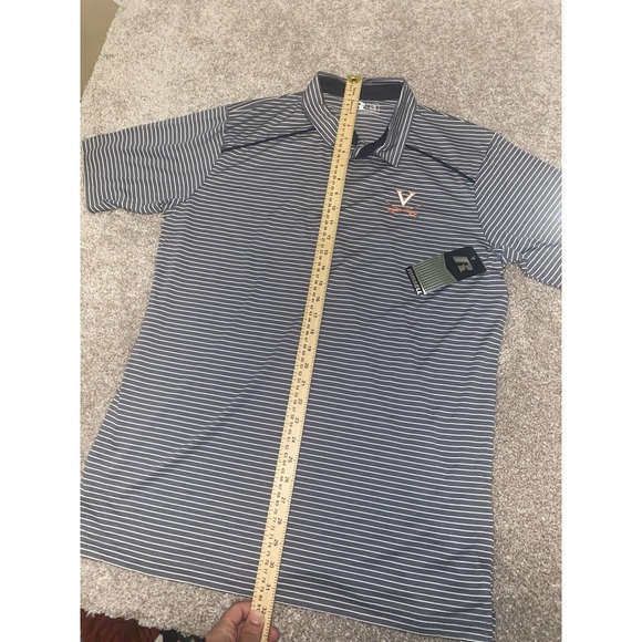Russell Athletic Mens‎ Large VIRGINIA TECH HOKIES GOLF POLO Striped NEW w/TAGs - Picture 8 of 9